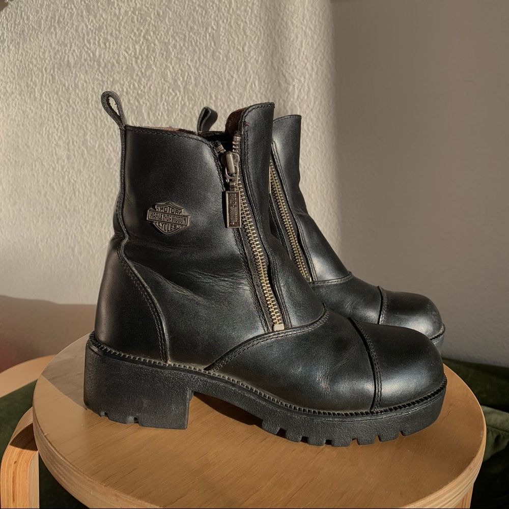 Harley Davidson Chunky Boots Size 7